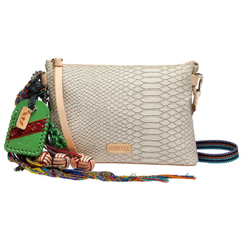 Trend Forward Threads Women's Thunderbird Midtown Crossbody Bag In Beige