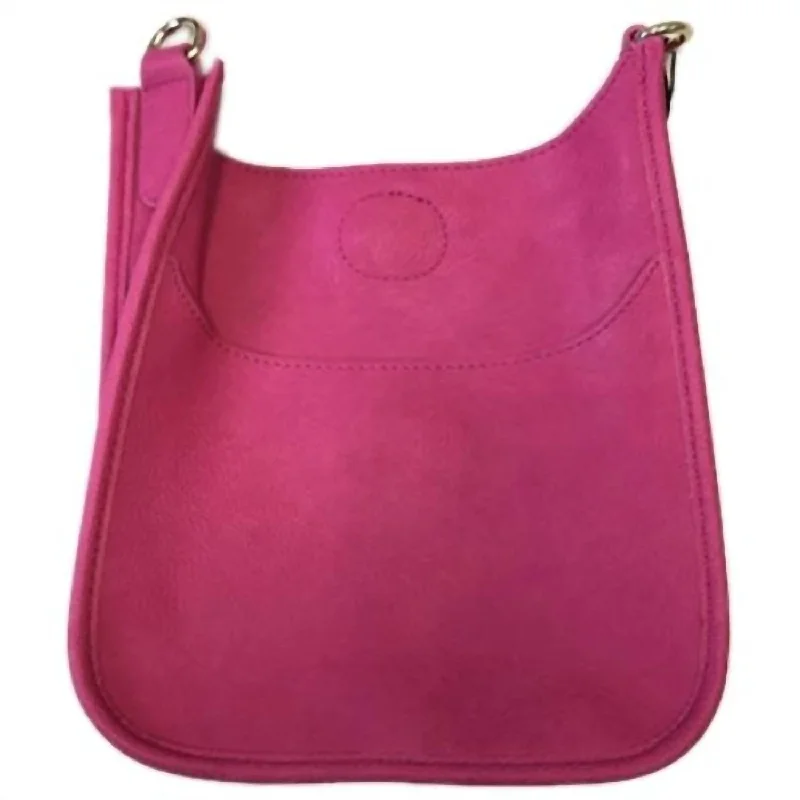 Evening Events Women's Mini Messenger No Strap Bag In Hot Pink