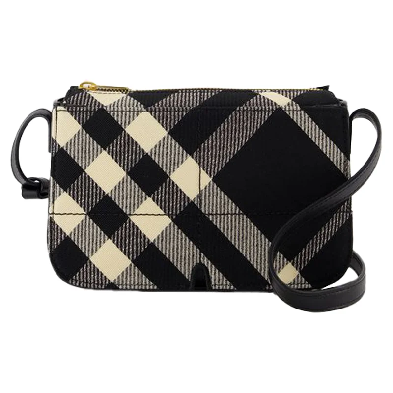 Trend Alert Snip Small Crossbody - Burberry - Synthetic - Black