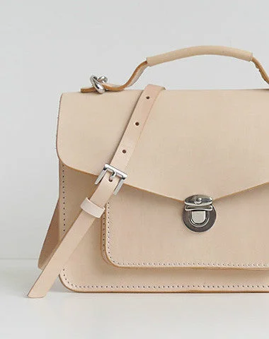 Luxury Bags For Professionals With Discounts Handmade leather crossbody Satchel School messenger Shoulder Bag for women