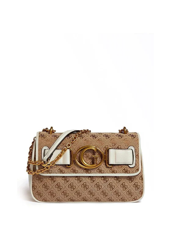 Hot Items Guess Aileen 4g Logo Crossbody Bag, Ivory