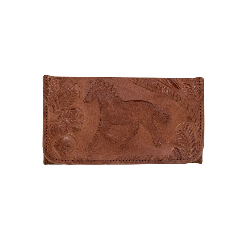 Limited-Time Offer On Trendy Bags American West Womens Hitchin Post Medium Brown Leather Trifold Wallet