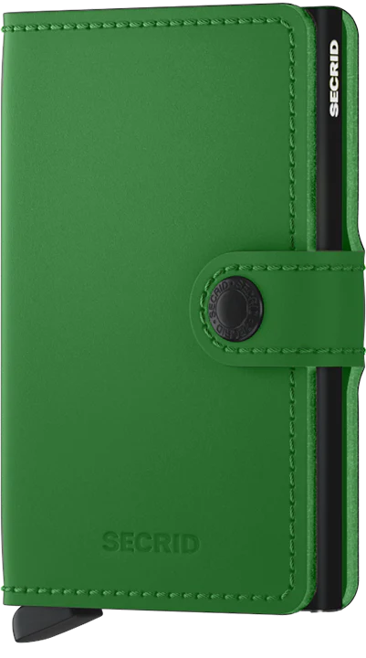 Trendy Bags For Sales Matt Bright-Green Miniwallet