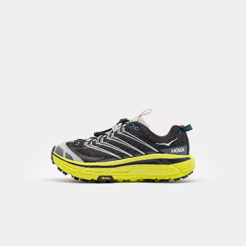 Additional Time-Limited Offers Mafate Three2 Sneaker in Black/Hoka Citrus