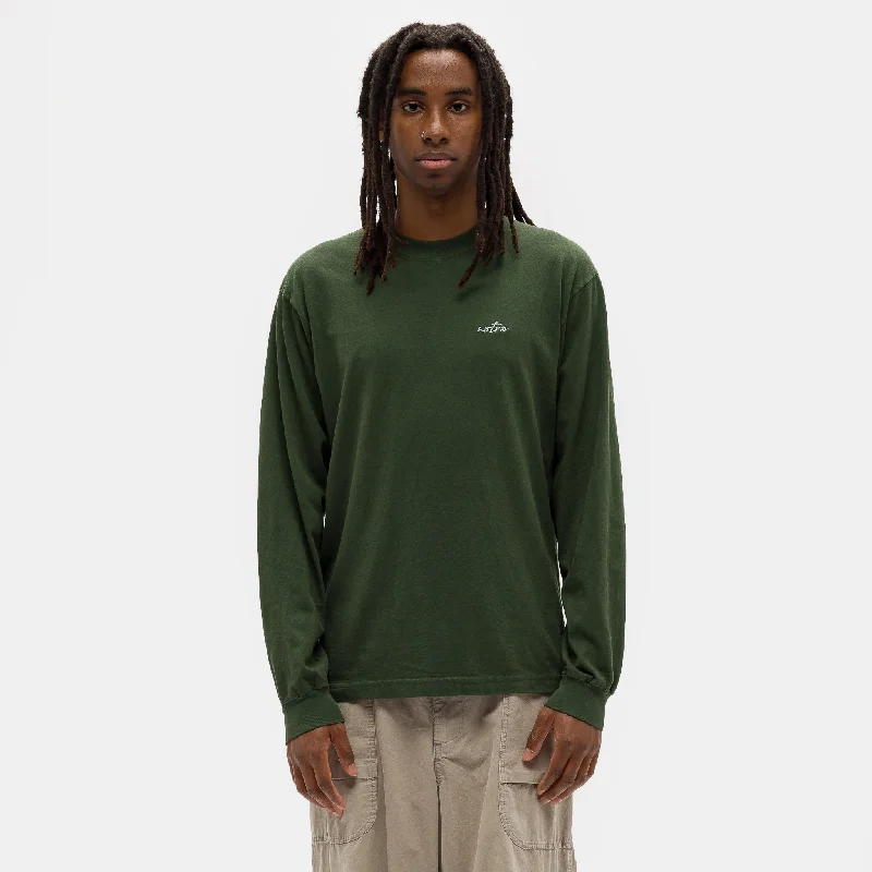 Limited Stock, Big Sale Wine Long Sleeve T-Shirt in Ivy