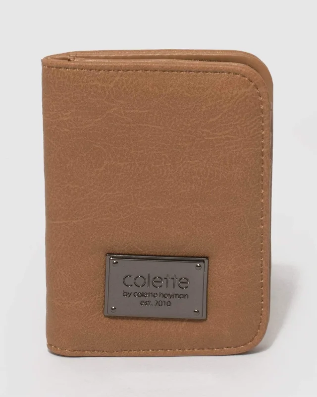 Limited-Time Offer On Trendy Bags Caramel Est Credit Card Purse