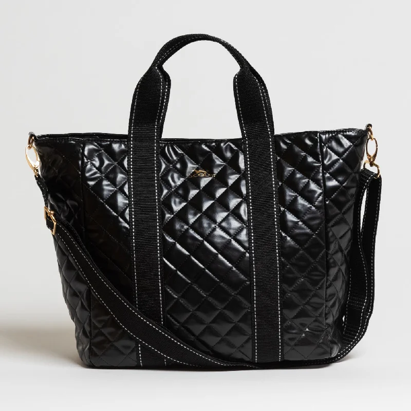 Minimalist Leather Bag For Modern Aesthetics Quilted Tote Bag Medium