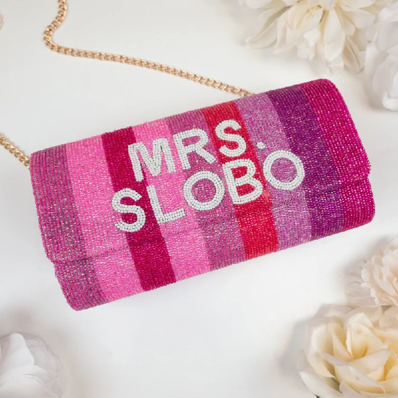 Designer Bags For Luxury Collectors With Offers Pink Ombre Bridal Clutch Purse (FOG)