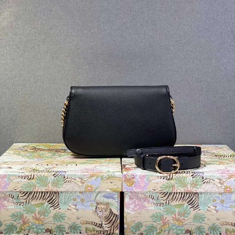 Tote Bag For Everyday Use Gucci Blondie shoulder bag  black