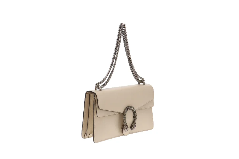Stylish Bags For Fashion Influencers And Bloggers Gucci Cream Leather Small Dionysus Shoulder Bag Stylish Bags For Fashion Influencers And Bloggers Gucci Cream Leather Small Dionysus Shoulder Bag
