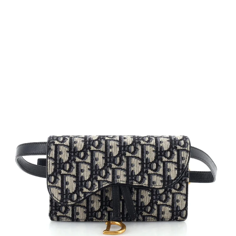 Genuine Bags On Clearance Sale Saddle Rectangular Belt Bag Oblique Canvas
